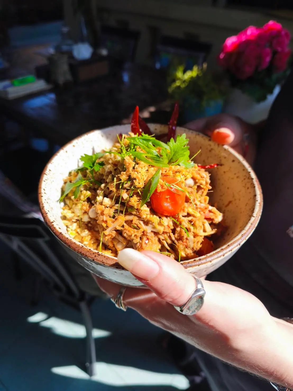 Tum Kha Noon - Young jackfruit salad, authentic Thai cooking class